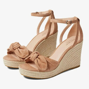 Kate Spade New York Tianna Platform Wedges Sz 9.5 Medium Biscotti